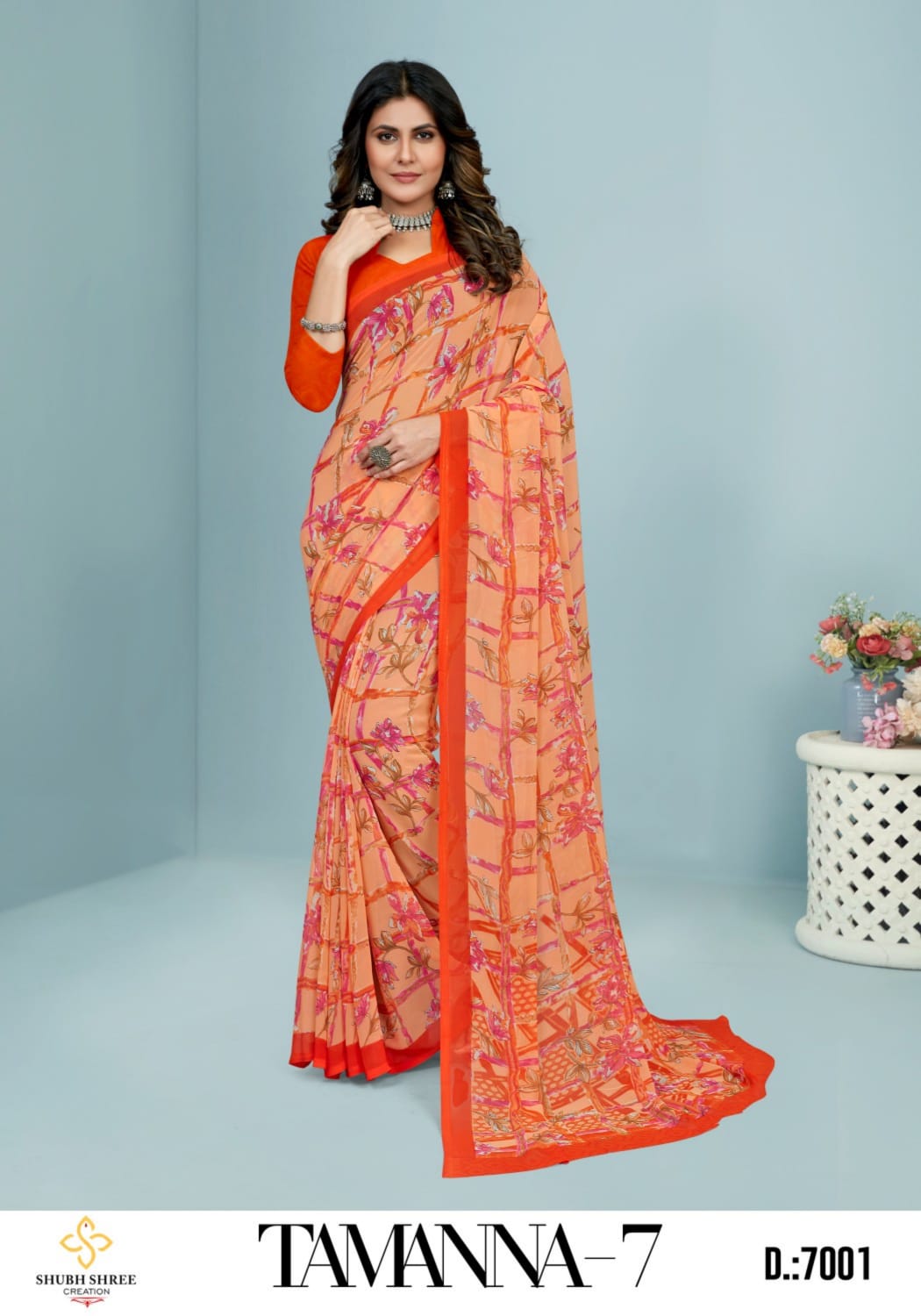 Tamana Shubh Shree Printed Daily Wear Sarees Catalog